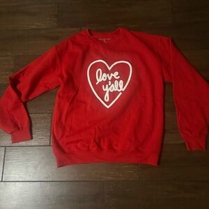 Red Love Y'all Sweater